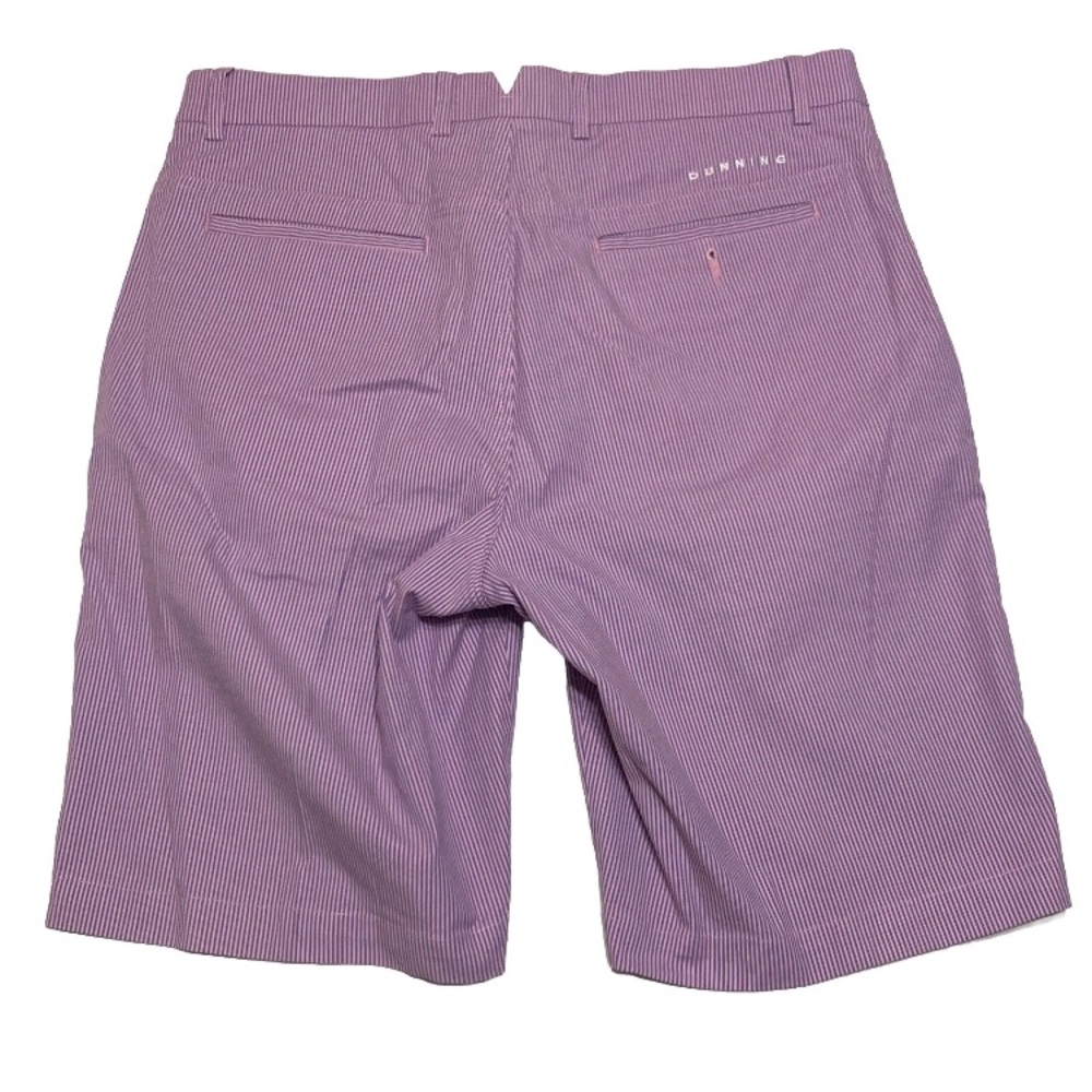 Dunning Pink Blue Pin Striped Golf Shorts Men’s 34 - Picture 2 of 10